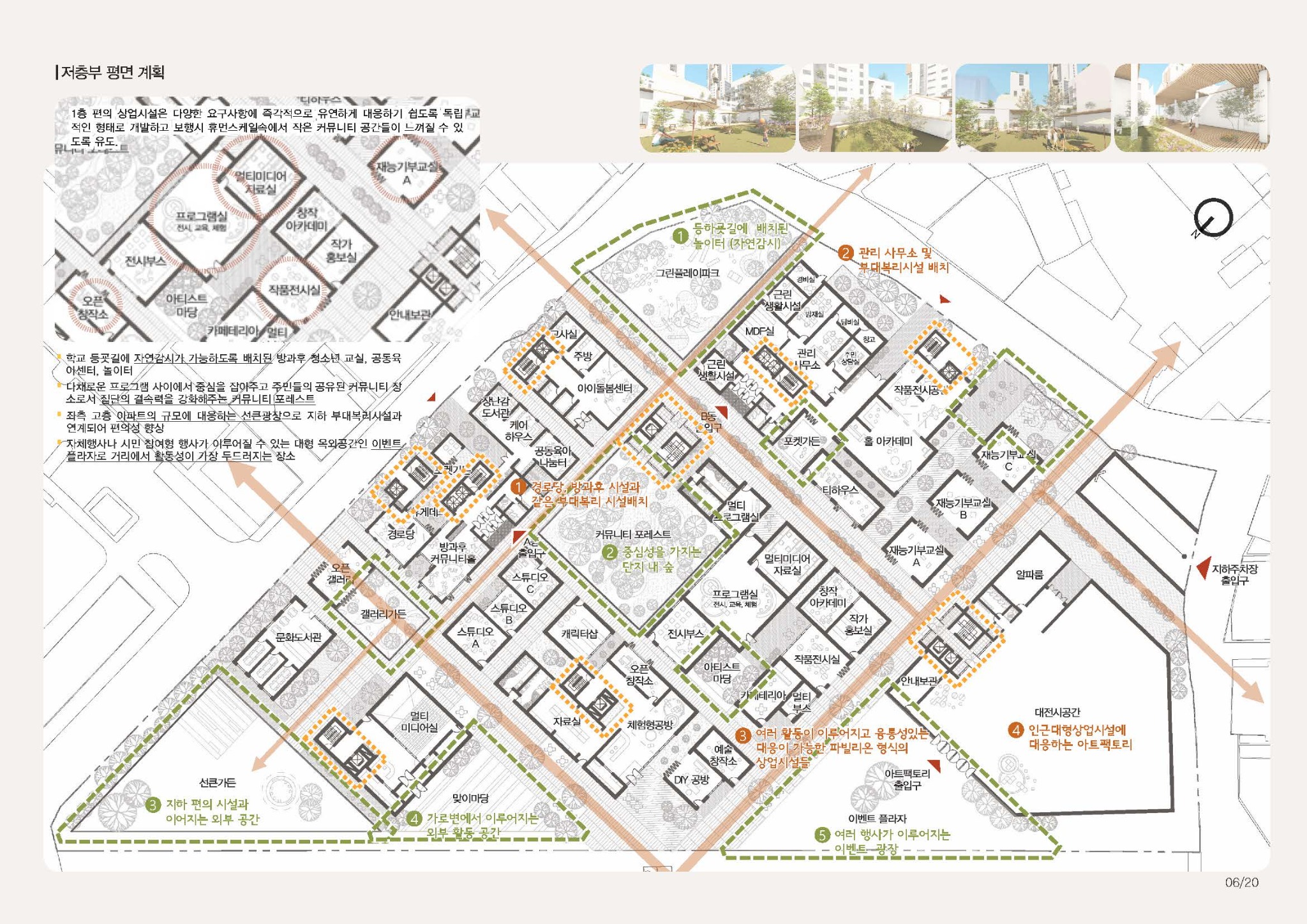 DENCITY, DIVERCITY — GROUND FLOOR PLAN